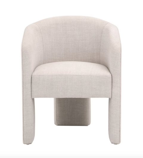 Hall Arm Chair - Performance Bisque French Linen