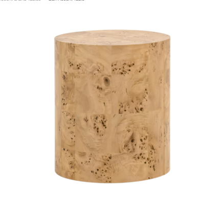 Burl Accent Table - Natural Burl