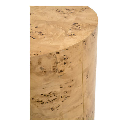 Burl Accent Table - Natural Burl