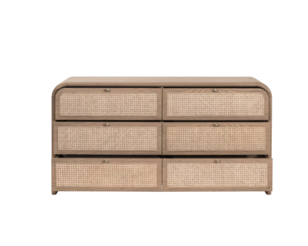 Cannes 6-Drawer Double Dresser
