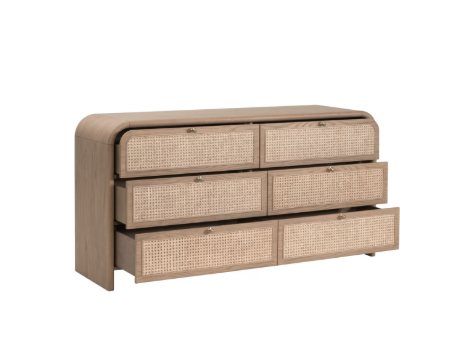 Cannes 6-Drawer Double Dresser