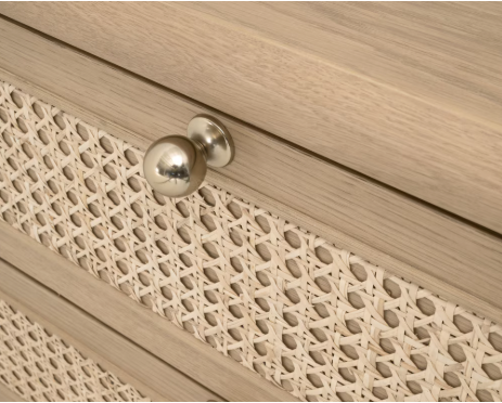 Cannes 3-Drawer Nightstand