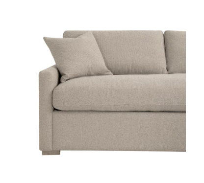 Clara 112" Slim Arm Sleeper Queen RHF Sectional - LiveSmart Gellar Jute, Natural Gray Oak (Copy)