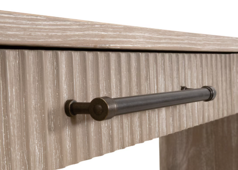 Halloway 2-Drawer Console Table - Natural Gray Acacia