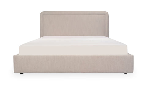 Simon King Storage Bed Flecked Beige