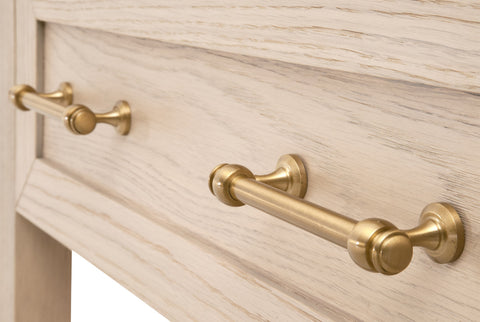 Stella 1-Drawer Nightstand - Light Honey Oak