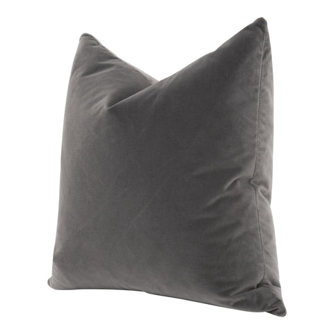 The Basic Essential Pillow - 22" - Dark Dove Velvet
