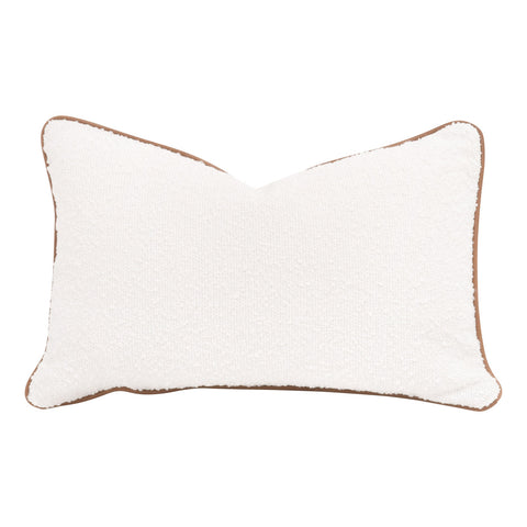 The Not so Basic Essential Lumbar Pillow - 20" - Performance Boucle Snow