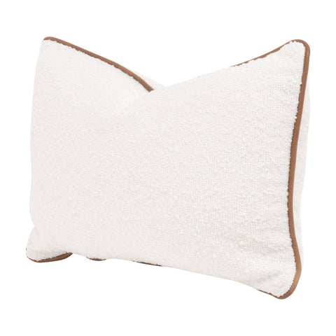 The Not so Basic Essential Lumbar Pillow - 20" - Performance Boucle Snow