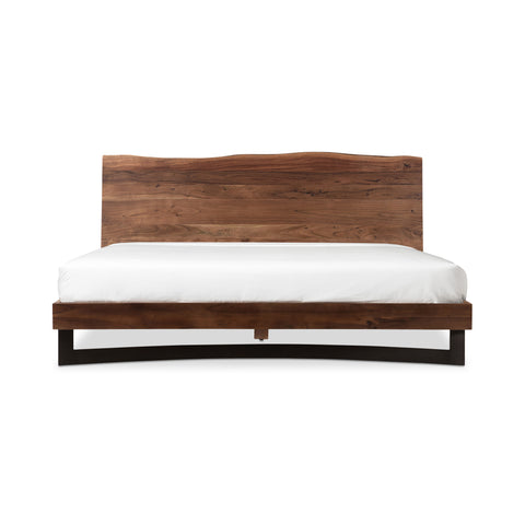 Bent King Size Bed Brown