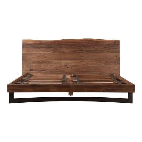 Bent King Size Bed Brown