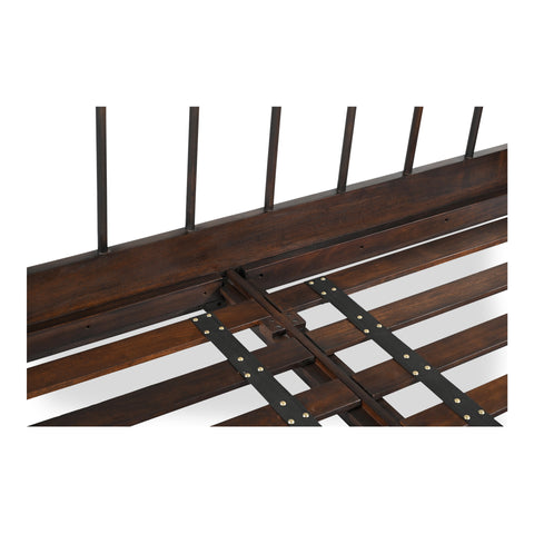 Vivian Queen Bed Dark Brown