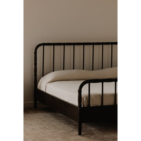 Vivian King Bed Dark Brownn