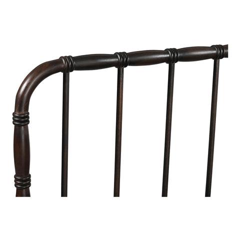Vivian King Bed Dark Brownn