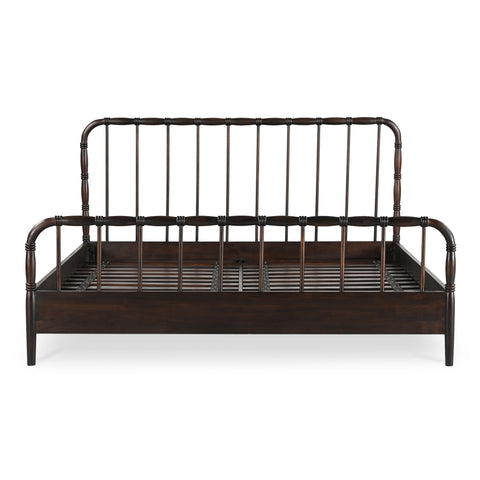 Vivian King Bed Dark Brownn