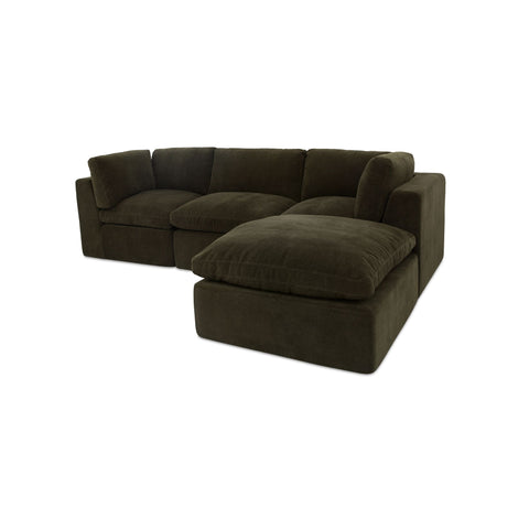 Cates Lounge Modular Sectional Dark Green