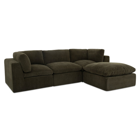 Cates Lounge Modular Sectional Dark Green