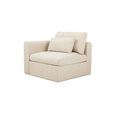 Swift Left Arm Facing Chair Light Beige