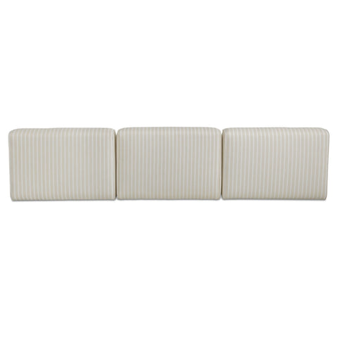 Sunseeker 3 Piece Outdoor Lounge Brown Stripe