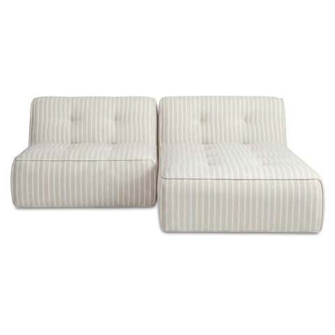Sunseeker 2 Piece Outdoor Nook Brown Stripe