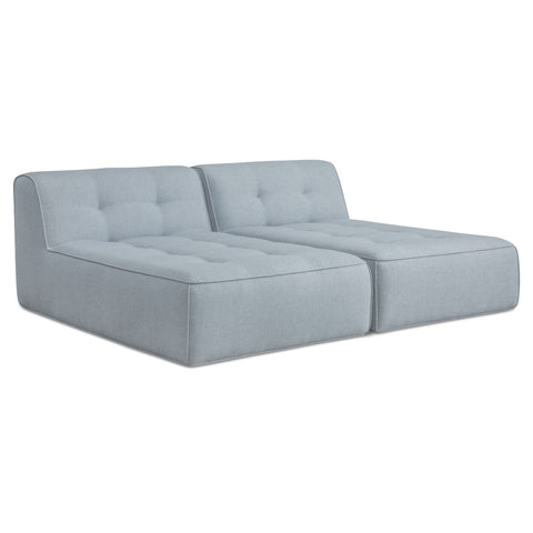 Sunseeker 2 Piece Outdoor Sun Lounger Light Blue