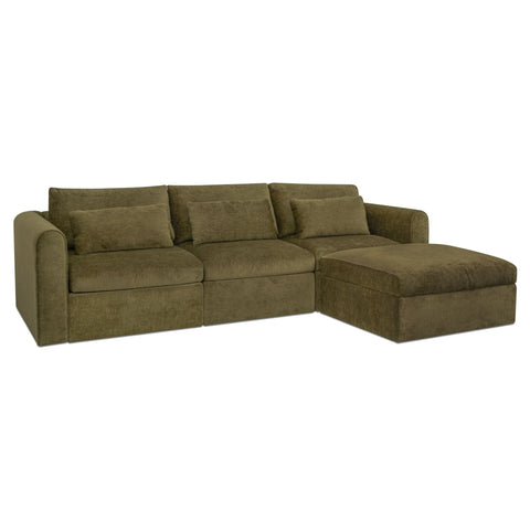Swift Lounge Modular Sectional Dark Green