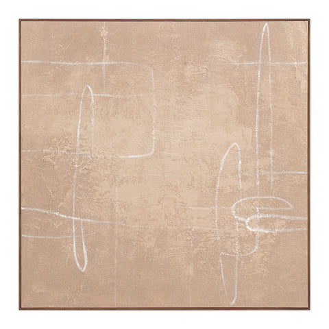 Notion Framed Painting Brown
