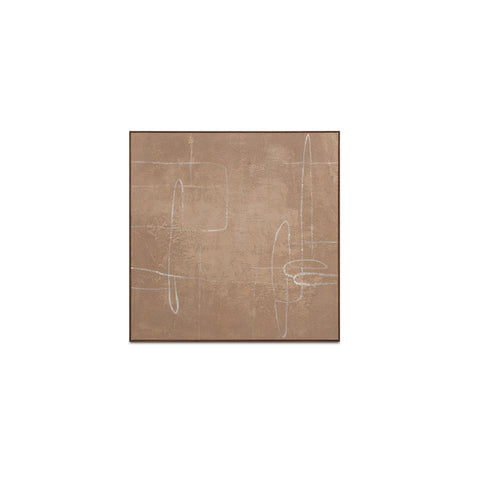 Notion Framed Painting Brown