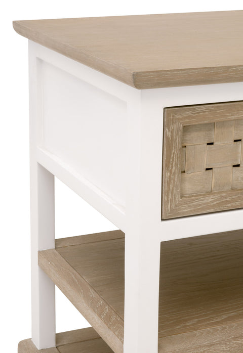 Weave 1-Drawer Side Table