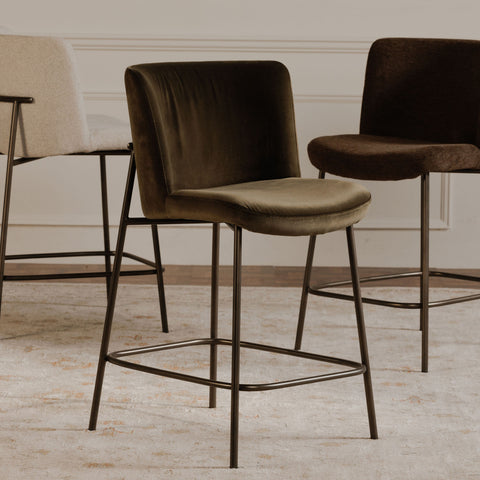 Early Bar Stool Dark Brown