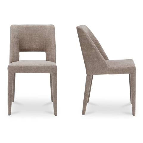 Joyce Dining Chair Light Brown-Set of Two