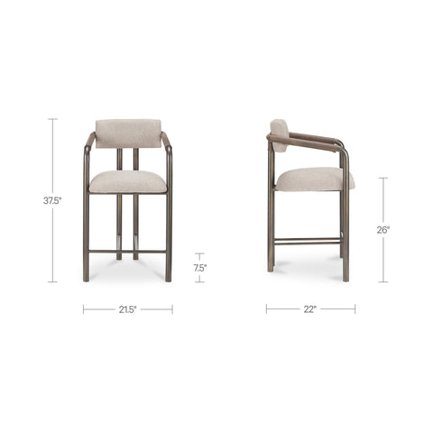 Cassidy Counter Stool Light Brown
