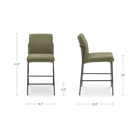 Danny Counter Stool Green