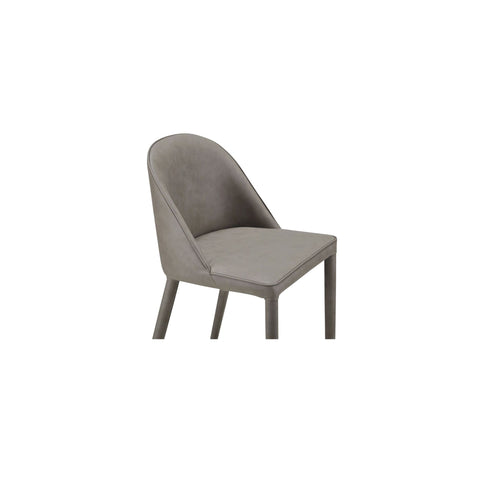 Burton Counter Stool Grey Vegan Leather