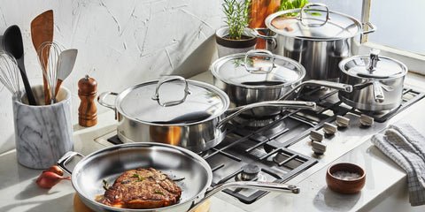 Atlantis - 10pc Stainless Steel Cookware Set