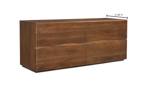 Watson 4 Drawer Dresser Brown