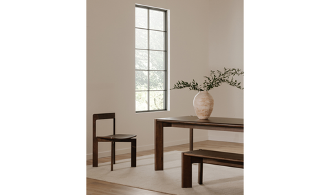 Daifuku Small Dining Bench - Brown