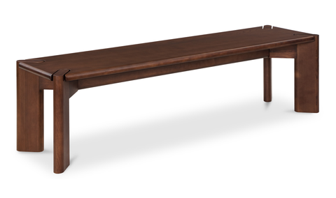 Daifuku Small Dining Bench - Brown