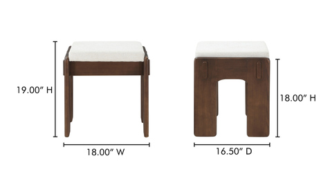 Ashby Stool - Brown