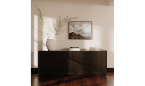 Denman 4 Door Sideboard - Dark Brown