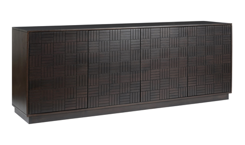 Denman 4 Door Sideboard - Dark Brown