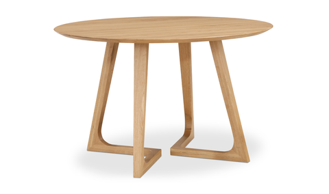 Godenza Round Dining Table Oak