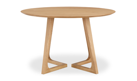 Godenza Round Dining Table Oak