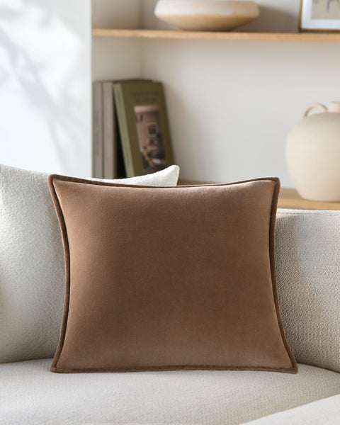 Cotton velvet CV-100 -  20" x 20" - DOWN - IN STOCK