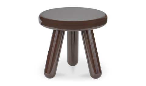 Joy Accent Table - Dark Brown Lacquer