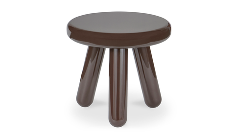 Joy Accent Table - Dark Brown Lacquer