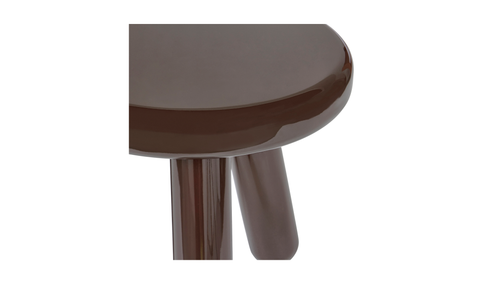 Joy Accent Table - Dark Brown Lacquer