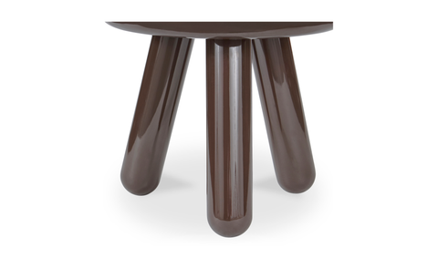 Joy Accent Table - Dark Brown Lacquer