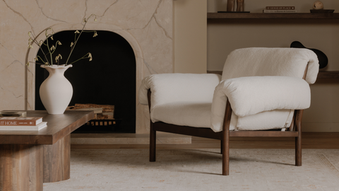 Cardero Lounge Chair Ivory