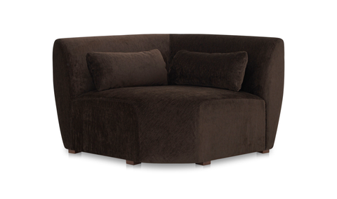 Amelia Corner Chair - Espresso